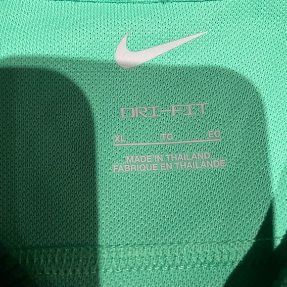 Nike Dri-Fit Men’s Green Plain Football Jersey Size XL Retail 105$ DV7364-341 - Picture 4 of 6